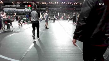 132 lbs Consi Of 8 #2 - Andrew Angermeier, Sbhs vs Charles Weber, Middletown South