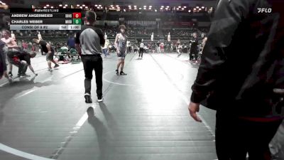 132 lbs Consi Of 8 #2 - Andrew Angermeier, Sbhs vs Charles Weber, Middletown South