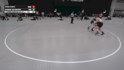 120 lbs Cons. Sub-rd Of 16 - Ryan Forth, Open Mats Wrestling Club vs Damien Heckmann, Iowa