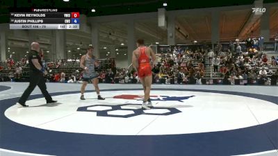 79 lbs Champ. Round 2 - Kevin Reynolds, Viking Wrestling Club (IA) vs Justin Phillips, Cavalier Wrestling Club