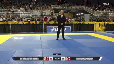 Victoria Taylor Skinner vs Isabella Roux Padilla 2025 Pan Kids Jiu-Jitsu IBJJF Championship