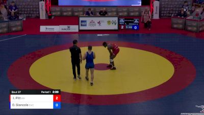 FS 86 lbs Semifinal - Ignatius Pitt, Brock WC vs Owen Giancola, Edmonton Wrestling Club