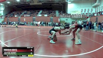 138 lbs Semifinal - Ashton Goney, Cowan Wrestling Club vs Brendan Bentz, Club Madison Wrestling