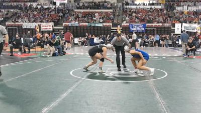 G - 145 lbs Cons. Round 2 - Alyssa Marquez, Columbus (Girls) vs Neeley Repscher, Gallatin (Bozeman) (Girls)