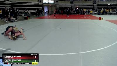 235 lbs Champ. Round 1 - Luther Johannes, Medford vs Payten Crabtree, Albert Lea