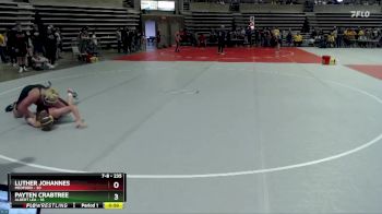 235 lbs Champ. Round 1 - Luther Johannes, Medford vs Payten Crabtree, Albert Lea