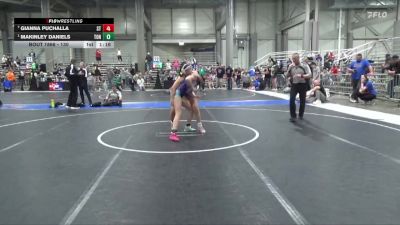 130 lbs Cons. Round 2 - Gianna Puchalla, Southwest Timberwolves vs Makinley Daniels, Tonganoxie