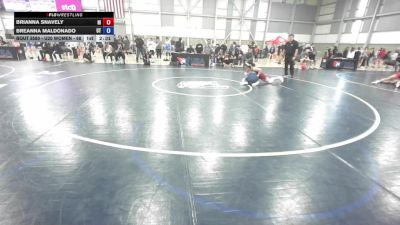 U20 Women - 68 lbs Cons. Round 3 - Brianna Snavely, HI vs Breanna Maldonado, UT