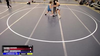 150 lbs Cons. Semi - Damien Davison, Flat Earth vs Grady Weinbrenner, Pinnacle Wrestling Club