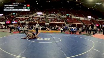 G - 170 lbs Champ. Round 2 - Paisley Verhelst, Custer/Hysham Girls vs Ava Hanson, Malta Girls