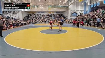 165 lbs 3rd Place Match - Bennett Brumbley, Sussex Tech H S vs Stanley Pete, Laurel H S