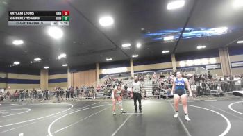 175 lbs Quarterfinal - Kaylani Lyons, Grindhouse WC vs Kimberly Towers, Agon Academy