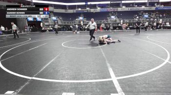 115 lbs 7th Place - Andrew Sonnier, Rebel Wrestling vs Zander Bowen, Chickasha