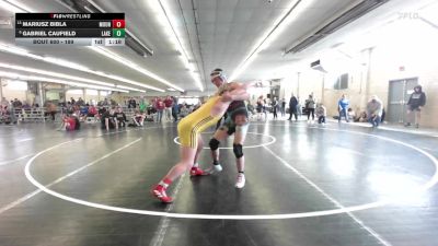 189 lbs Semifinal - Mariusz Bibla, Mountain Top vs Gabriel Caufield, Lake Ariel