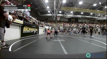 46 lbs Round Of 16 - Drayson Couch, Del City Little League Wrestling vs Trevor Davidson, F-5 Grappling