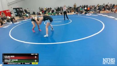 135 lbs Quarterfinal - Halley House, Cheyenne East vs Lylah Geis, Worland