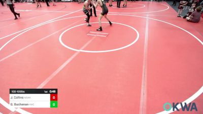 100-105 lbs Rr Rnd 2 - Jay Collins, Newkirk Takedown vs Gage Buchanan, Keystone Wrestling Club