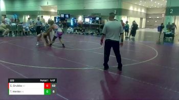 220 lbs Round 2 (6 Team) - Travis Henke, Michiana Vice-Blue vs Cassidy Grubbs, Bandits Wrestling