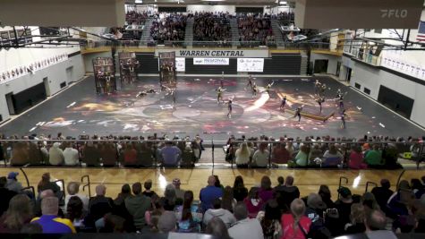 Collage Winter Guard "Akron OH" at 2025 WGI Guard Indianapolis Regional