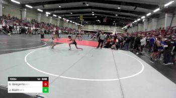 106 lbs Consolation - Devin Delegarito, No Team vs Jorgen Booth, NM Royalty
