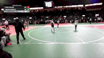 130 lbs 3rd Place Match - Ezra Miller, CPWA vs Drake Mobley, Unattached