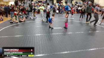 53 lbs 3rd Place Match - Hayden Chrobocinski, Cane Bay Cobras vs Mason Whitfield, Palmetto State Wrestling