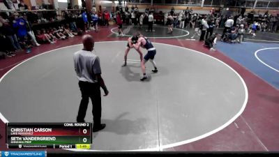 145 lbs Cons. Round 2 - Christian Carson, Lake Roosevelt vs Seth VanDerGriend, Gonzaga Prep