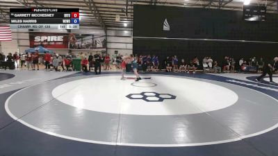 74 kg Champ. Rd Of 128 - Garrett McChesney, ERTC vs Miles Harris, Western Colorado Wrestling Club