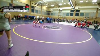 100lbs Champ. Round 3 - Najalia `Nala` Baublits, Eatonville (Girls) vs Iliana Worel, Castle Rock (Girls)