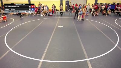 150 lbs Champ. Round 3 - Aaliyah Miller, WI vs Hailey Goth, MN