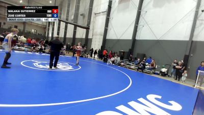 U14 FS - 126 lbs Cons. Round 2 - Uriah Allen, NWWC vs Wesley Hepp, CNWC Concede Nothing Wrestling Club