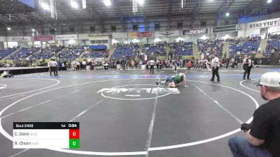 115 lbs Consi Of 4 - Corbyn Dare, Severance Middle School vs Robert Olson, Highland Middle School