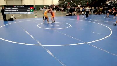 165 lbs 7th Place Match - Noah Chapman, SBL Warriors vs Etson Moreno, Next Level Training Academy