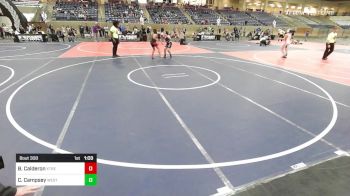 Quarterfinal - Brayden Calderon, Xtreme Wrestling vs Charlotte Campsey, West Texas Grapplers