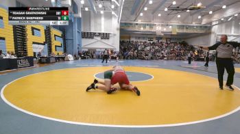 190 lbs Champ. Round 1 - Patrick Shepherd, Tower Hill Hs vs Teagan Gratkowski, Smyrna H S