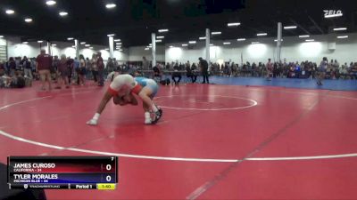 130 lbs Placement Matches (8 Team) - James Curoso, California vs Tyler Morales, Michigan Blue