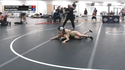 117 lbs Champ. Round 2 - Cecelia Reitter, Columbia University vs Maya Mitchell, Devils Women's Wrestling Club At Arizona State University