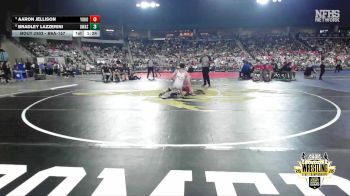 B6A-157 lbs Cons. Round 1 - Bradley Lazzerini, Owasso vs Aaron Jellison, Yukon