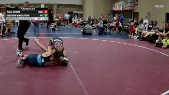 108 lbs Round 4 (6 Team) - Paul Evans, Brother Melchior vs Weston Middleton, Panhandle Punishers