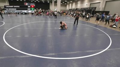 113 lbs 3rd Place Match - Eli Bowman, Georgia vs Zachary Siatka, Bronco Wrestling Club