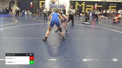 148 lbs Round Of 16 - Katie Ford, Parkersburg South-WV vs Paige Ward, Canon-McMillan