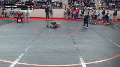 75_B lbs Round Of 64 - Asher Burke, West Shore vs Caleb Trometter, Southern Columbia