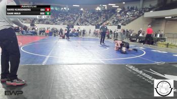 123 lbs Round Of 128 - Davis Klingenberg, Crossings Christian School vs Gabe Neils, Henryetta Knights Wrestling Club