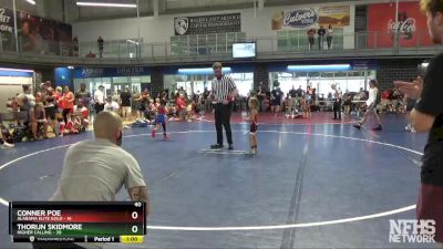 40 lbs Round 1 (8 Team) - Conner Poe, Alabama Elite Gold vs Thorijn Skidmore, Higher Calling