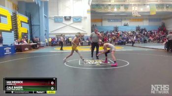 113 lbs Champ. Round 1 - Ian Messick, Laurel H S vs Cale Baker, Cape Henlopen H S