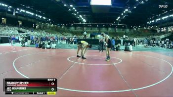 190 lbs Champ. Round 2 - Bradley Spicer, Vancleave High School vs Jed Rountree, Cook