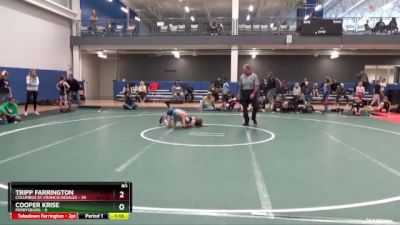 80 lbs Round 3 (6 Team) - Tripp Farrington, Columbus St. Francis Desales vs Cooper Krise, Perrysburg