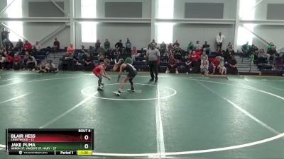 80 lbs Round 3 (6 Team) - Jake Puma, Akron St. Vincent St. Mary vs Blair Hess, Crestwood