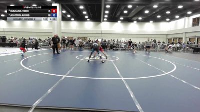 120 lbs Champ. Round 2 - Makana Tieri, FL vs Ashton Akins, GA