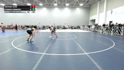 138 lbs Consi Of 32 #2 - Michael Klein, LA vs Dominic Spennato, DE